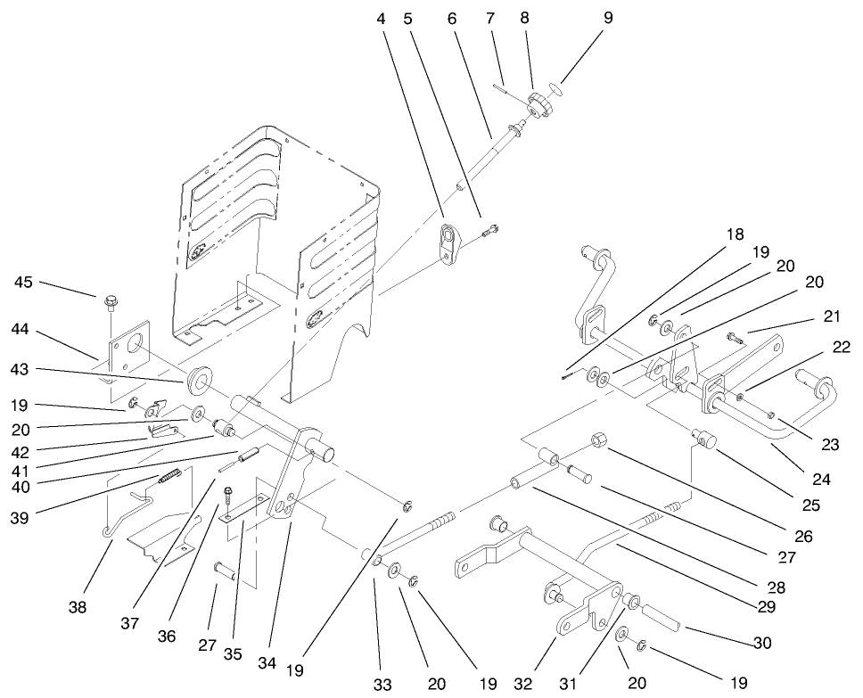 Lift Lever & H.o.c. Assembly