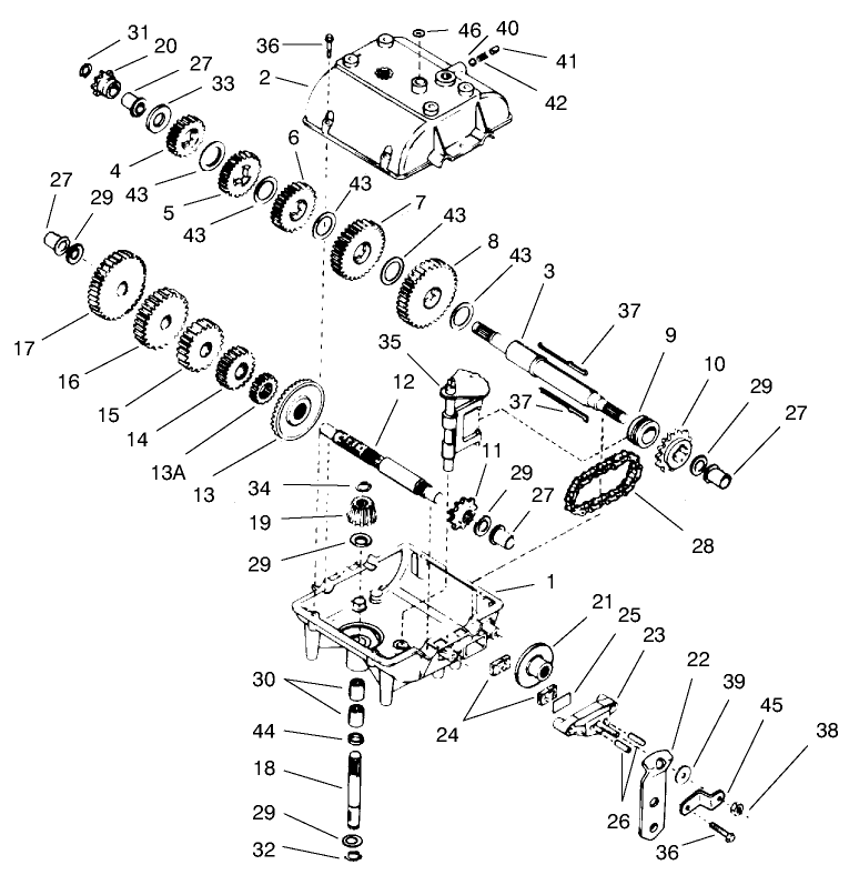 Transmission Peerless Model 700-025