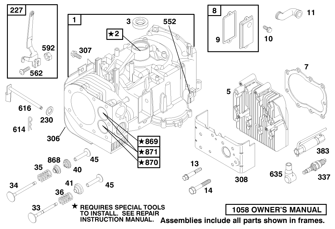 Engine Briggs & Stratton Model 195707-0421-E1