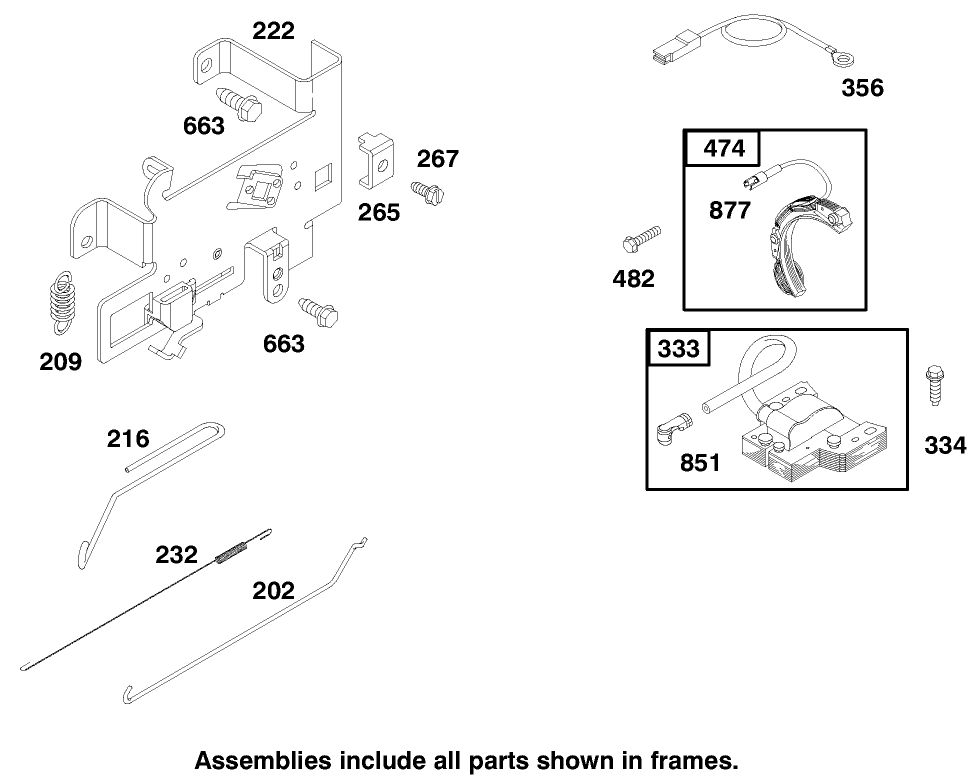 Engine Briggs & Stratton Model 195707-0421-E1