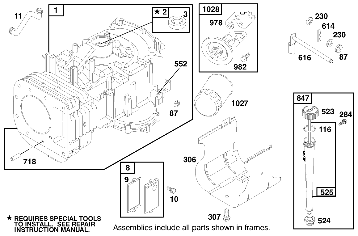 Engine Briggs & Stratton Model 28n777-1174-E1