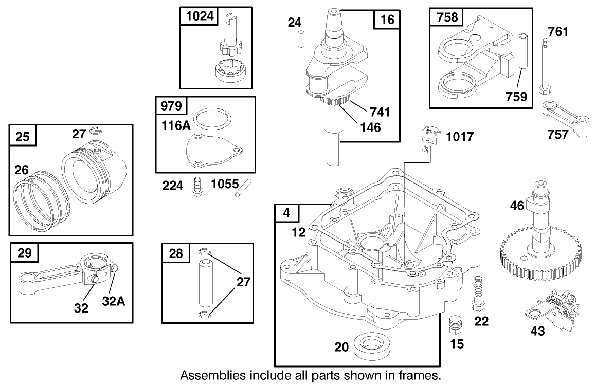 Engine Briggs & Stratton Model 28n777-1174-E1