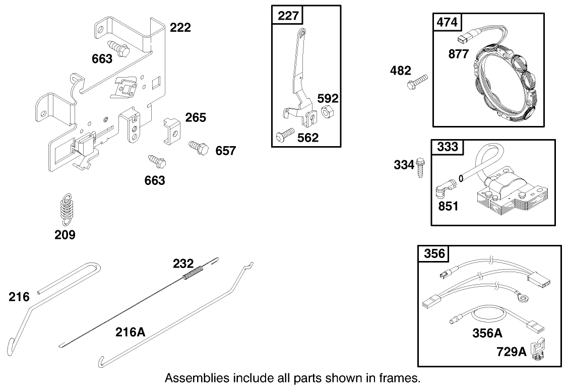 Engine Briggs & Stratton Model 28n777-1174-E1