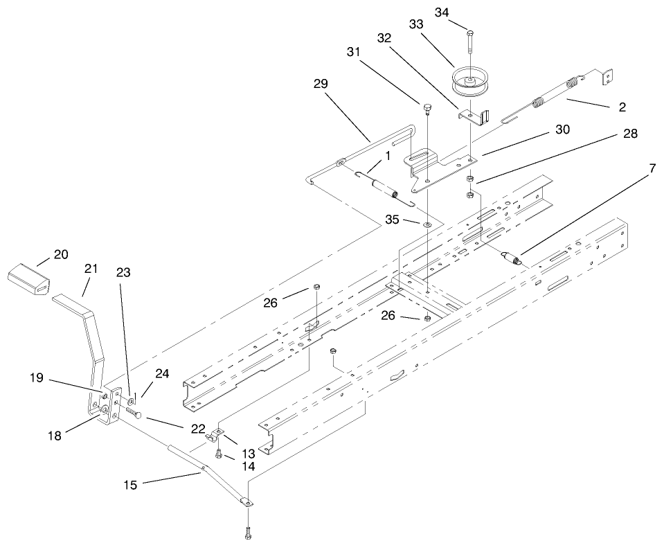 Traction & Brake Components Assembly
