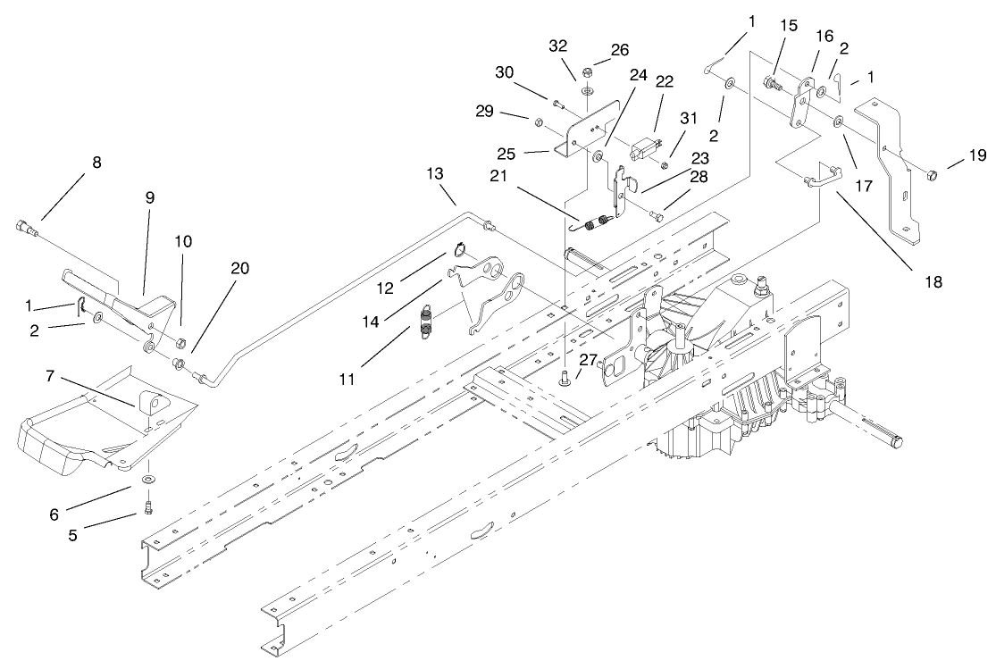 Hydro Transaxle Controls Assembly