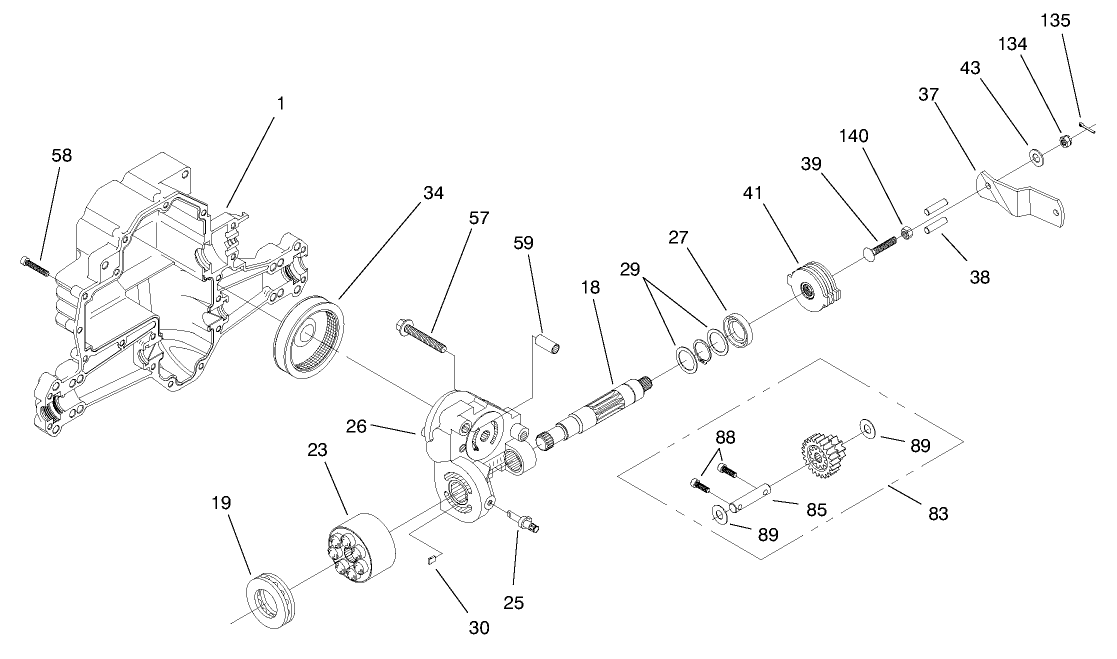 Hydro Transaxle Assembly (continued)