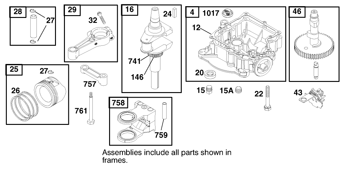 Engine Briggs & Stratton Model 312777-0128-E1