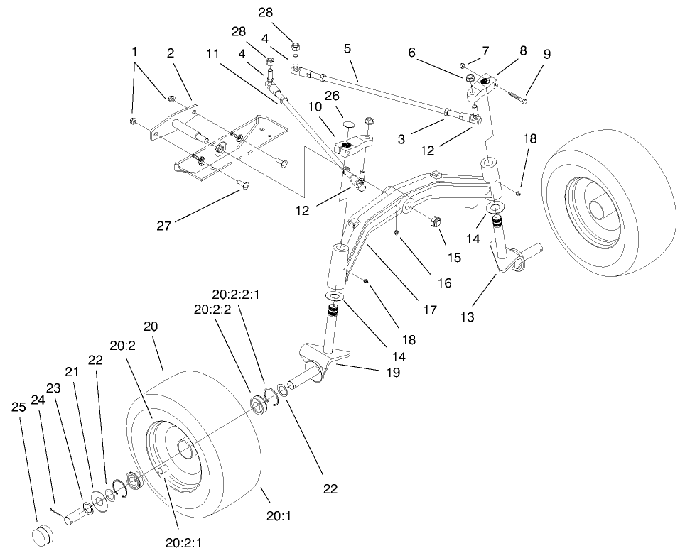 Tie Rods, Spindle, & Front Axle Assembly