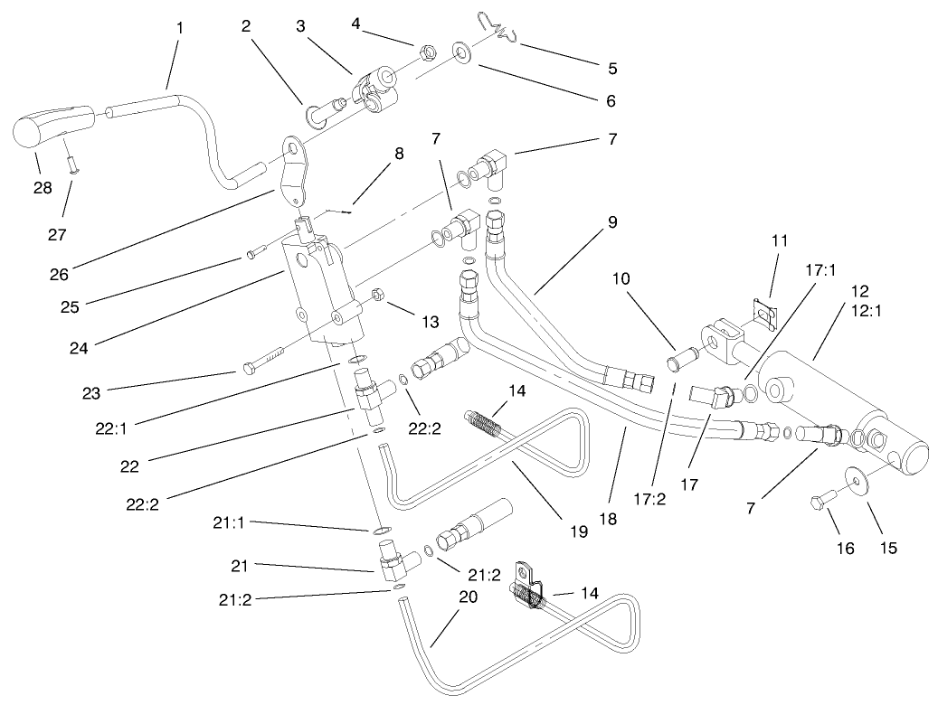 Upper Hydro Lift Assembly