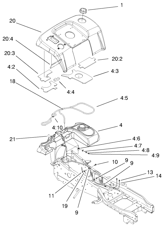 Fender & Fuel System Assembly