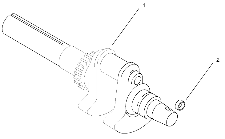 Group 1-Crankshaft (model 73471 Only)