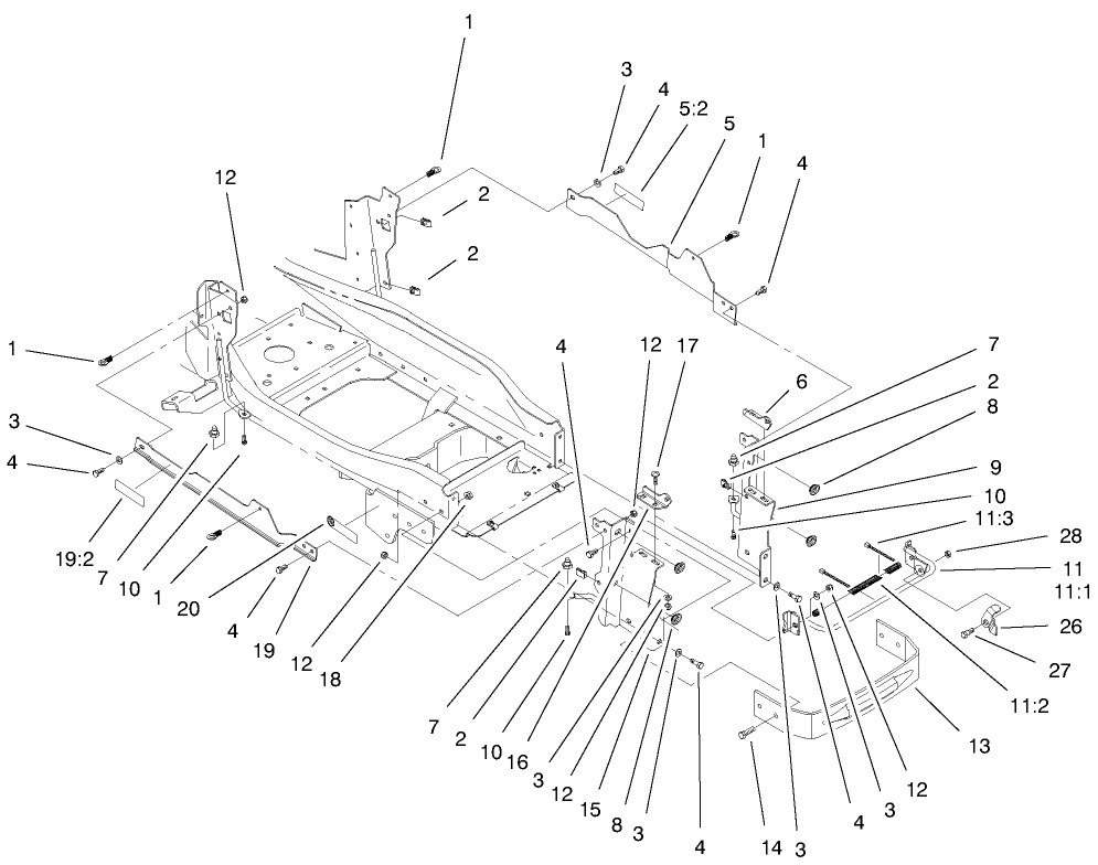 Bumper & Hood Support Assembly