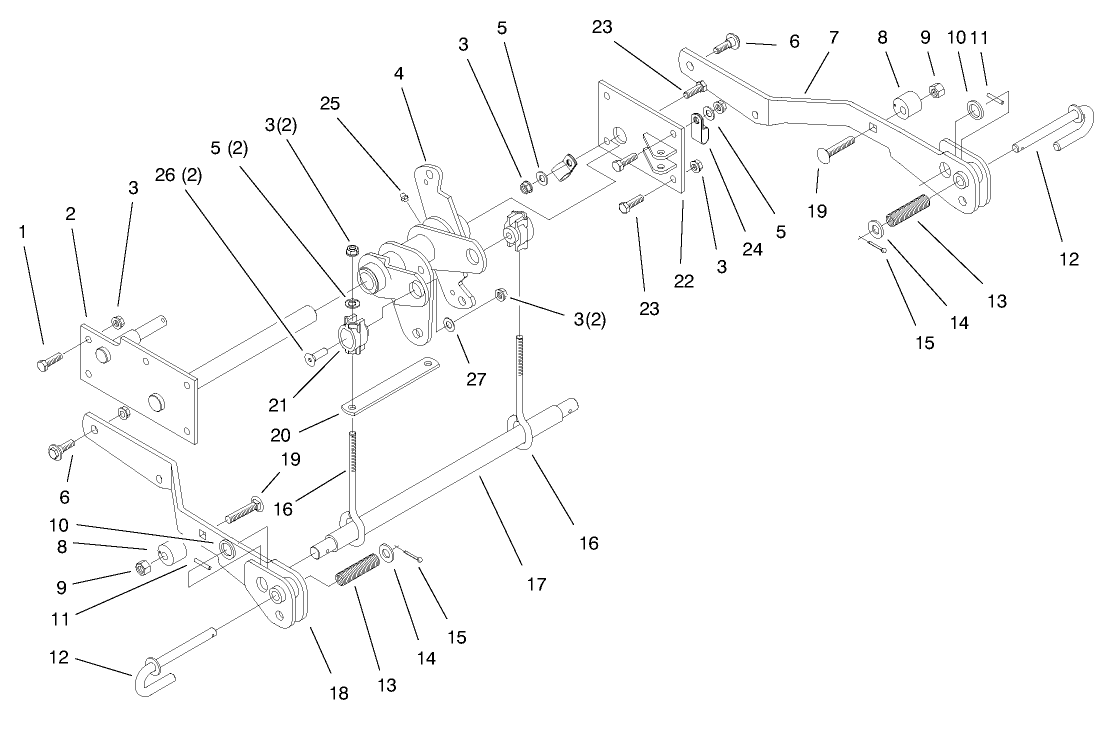 Lower Hydro Lift Assembly