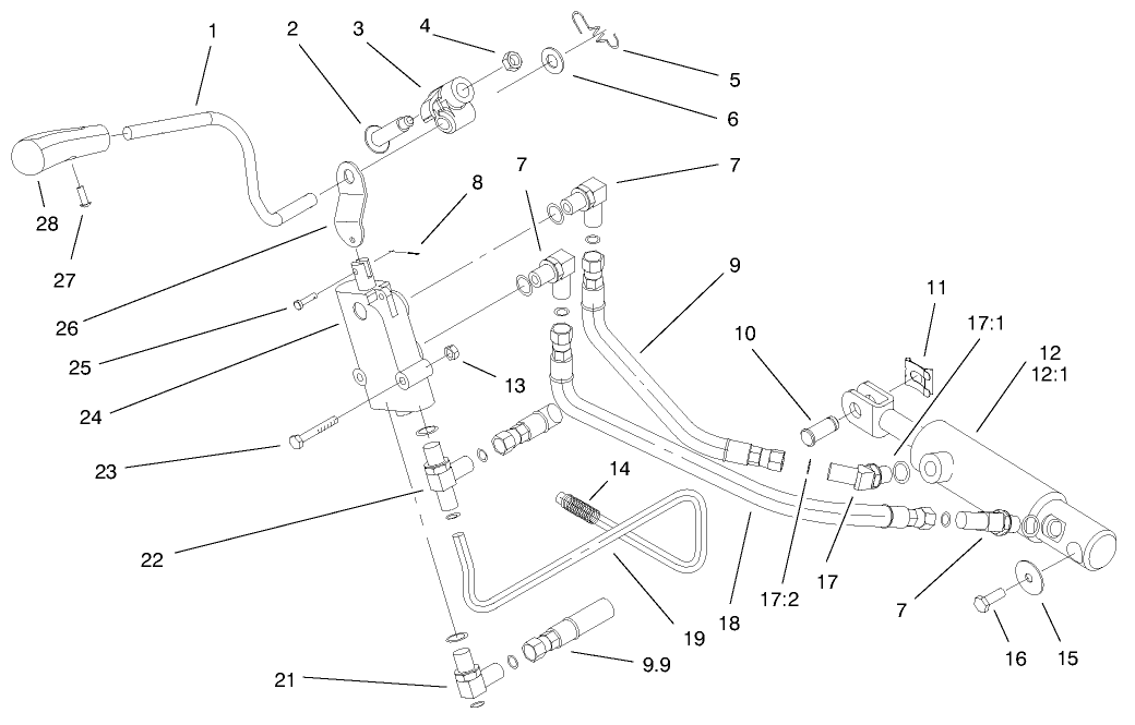 Upper Hydro Lift Assembly