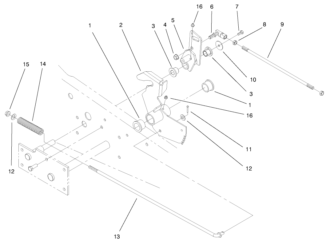 Lower Parking Brake Assembly