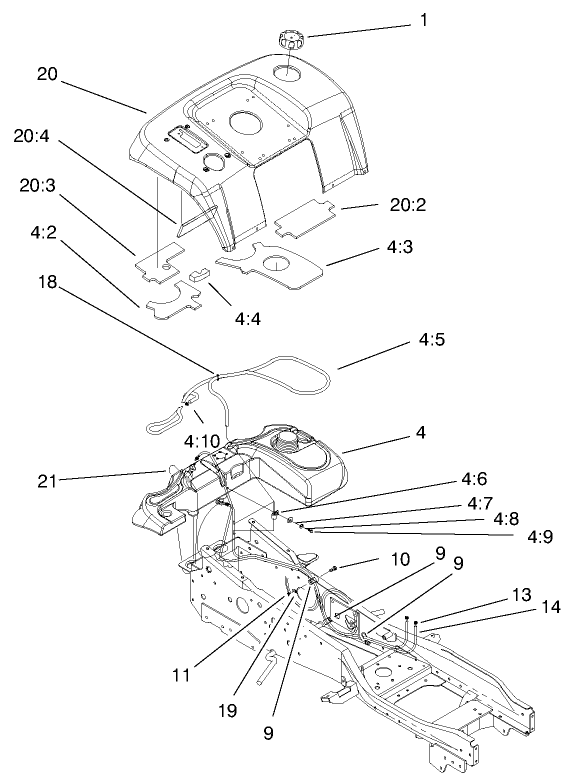Fender & Fuel System Assembly