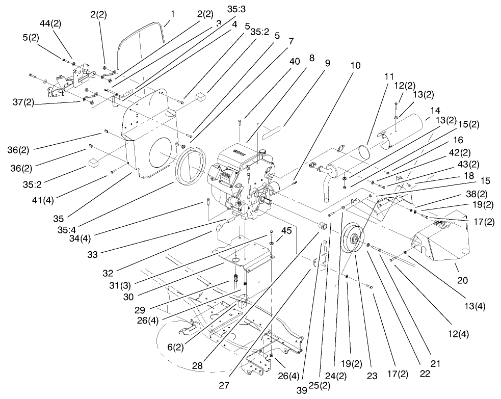 Air Cooled Engine Assembly