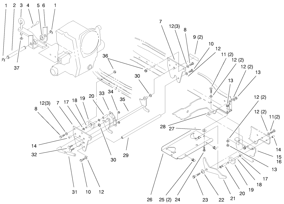 Attach A Matic & Hitch Assembly