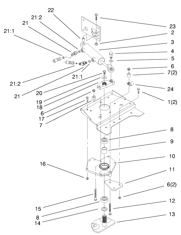 Power Steering Lower Assembly