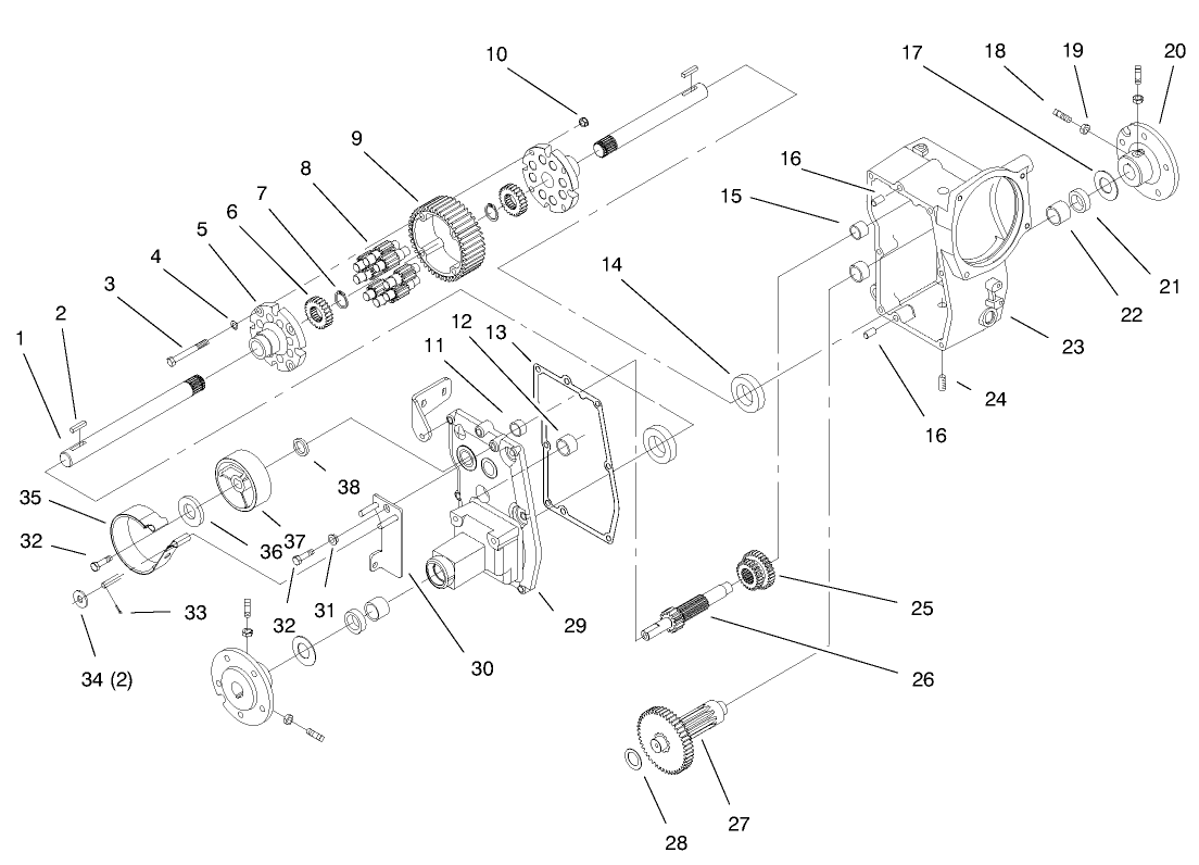 Hydro Transaxle Assembly