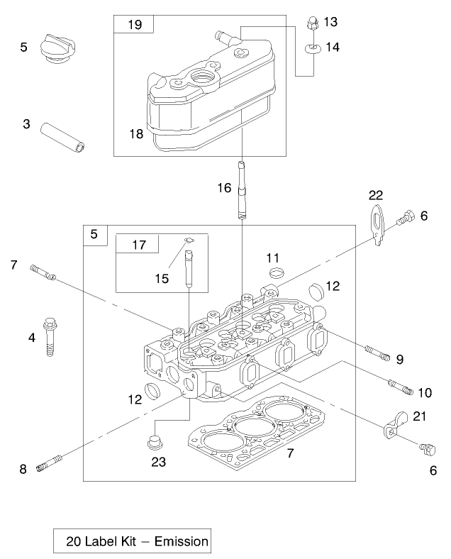 Engine Assembly (serial No. 99000001-9900130)(model 73590)