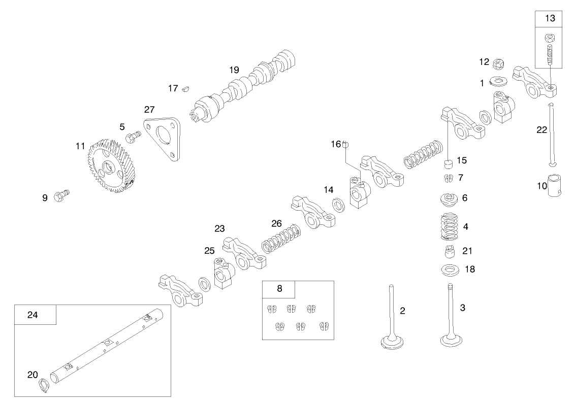Engine Assembly (serial No. 99000001-9900130)(model 73590)
