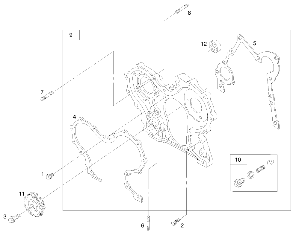 Engine Assembly (serial No. 99000001-9900130)(model 73590)