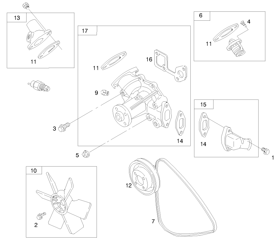 Engine Assembly (serial No. 99000001-9900130)(model 73590)