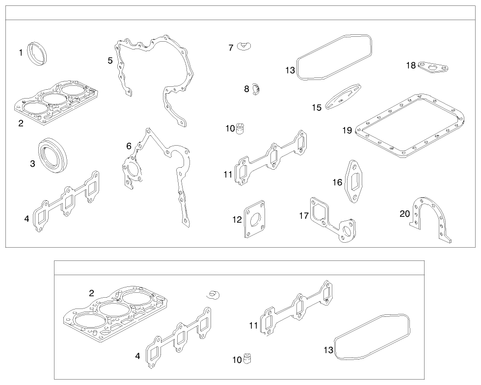 Engine Assembly (serial No. 99000001-9900130)(model 73590)