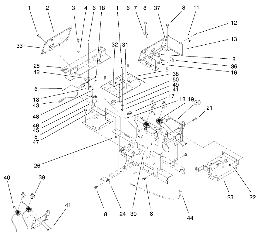 Hoodstand, Console Assembly