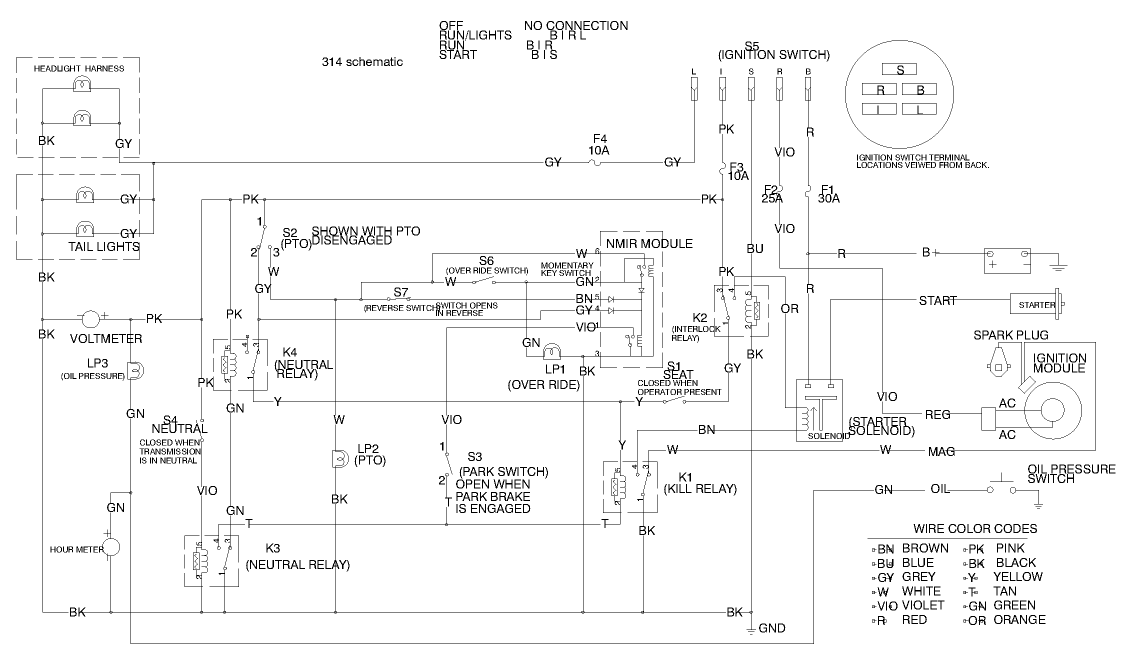 Electrical Schematic (model 73449 Only)