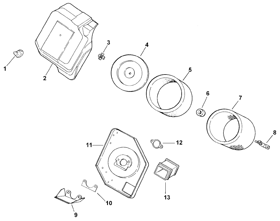 Air Intake/filtration (model 73429 Only)