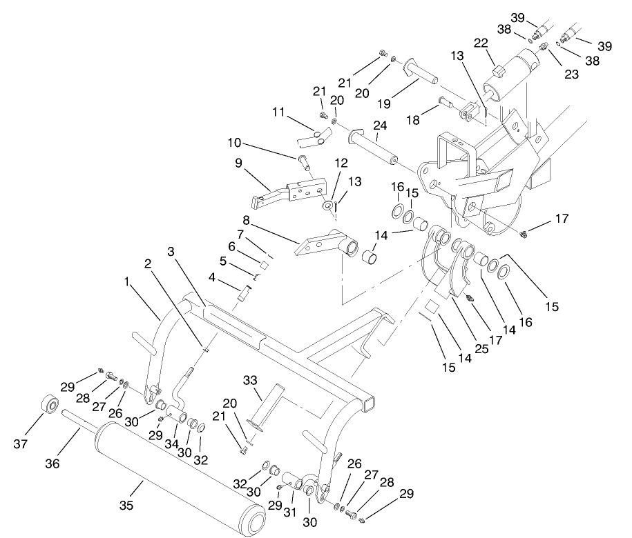 Pull Frame Assembly Rh