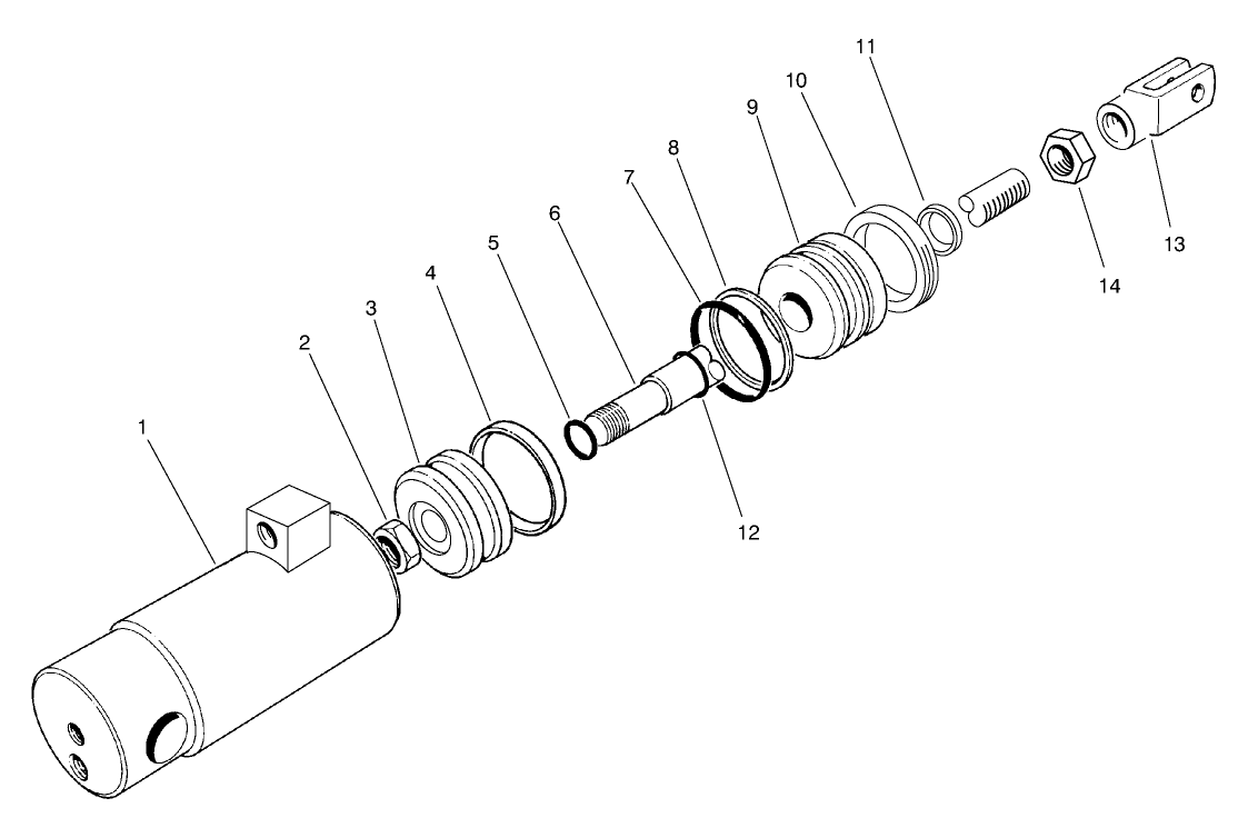 Hydraulic Cylinder Assembly No. 99-8159