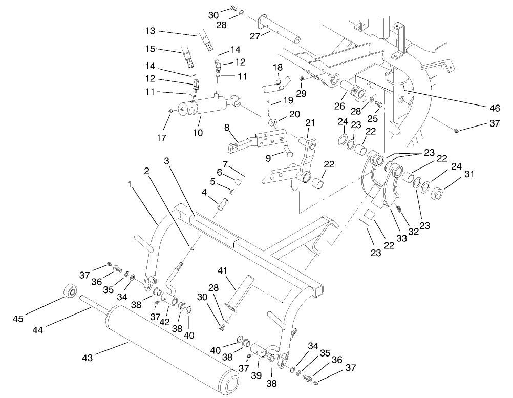 Pull Frame Assembly Rear