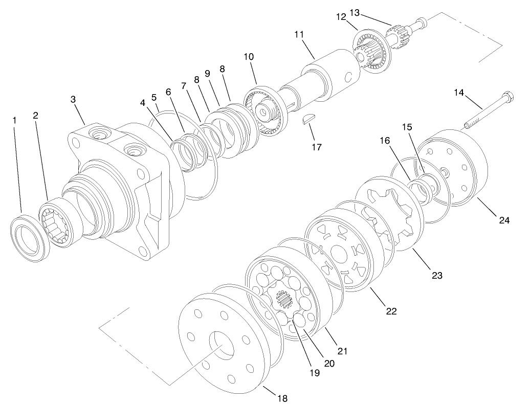 Hydraulic Drive Motor Assembly No. 92-9199