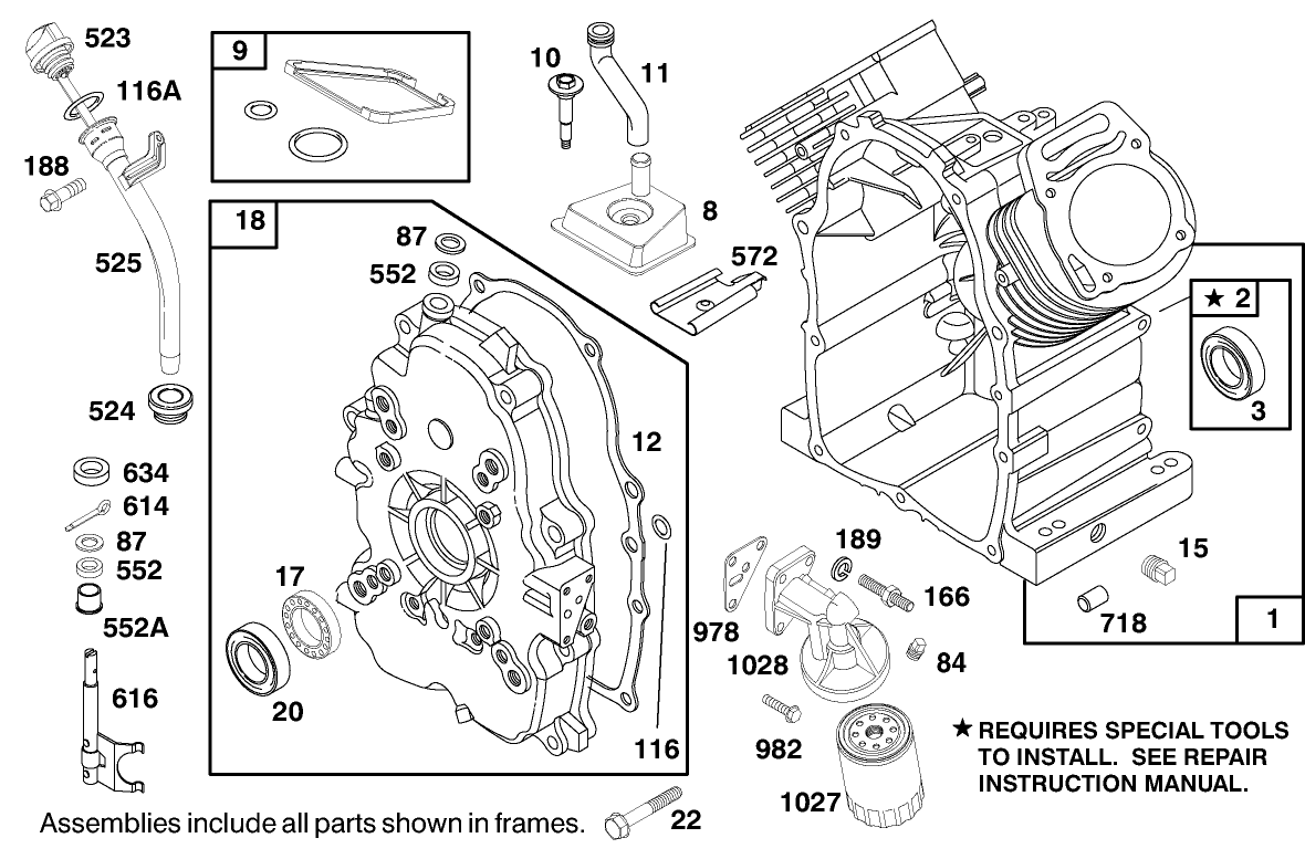 Engine Briggs & Stratton Model 303447-1179-E1