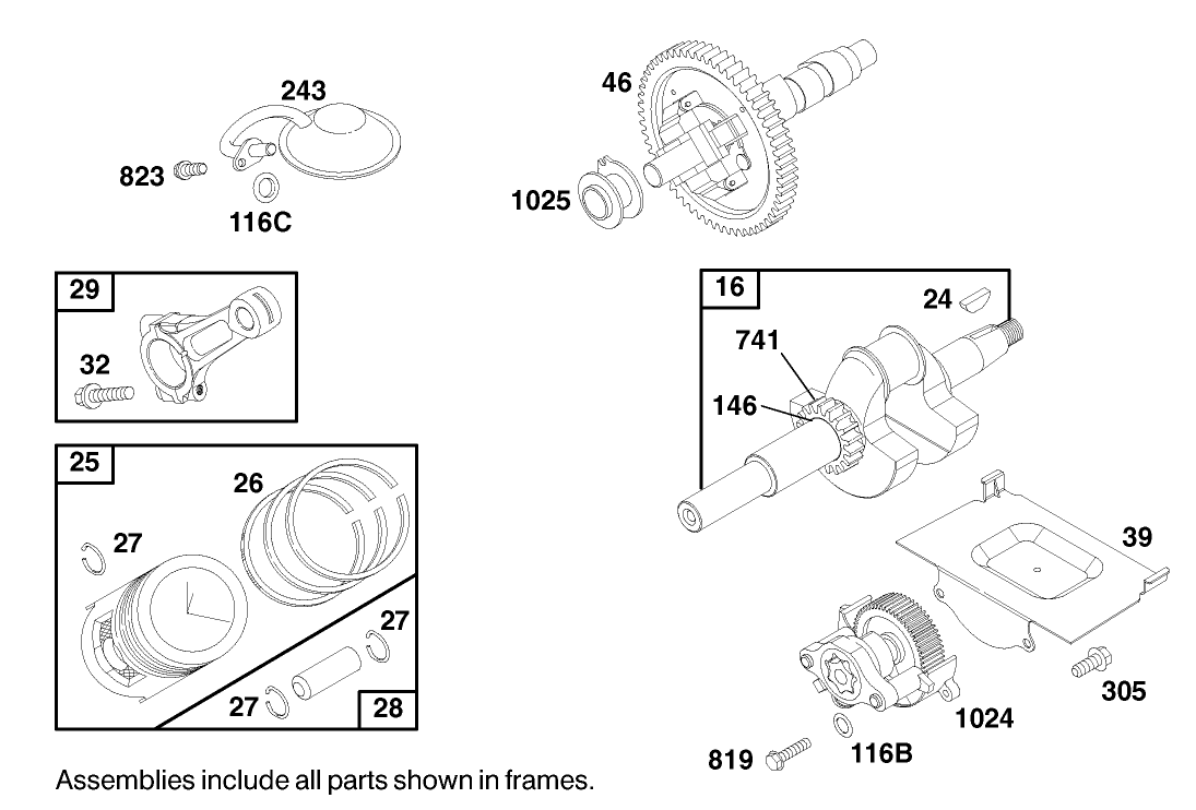 Engine Briggs & Stratton Model 303447-1179-E1