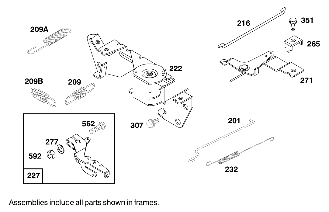 Engine Briggs & Stratton Model 303447-1179-E1