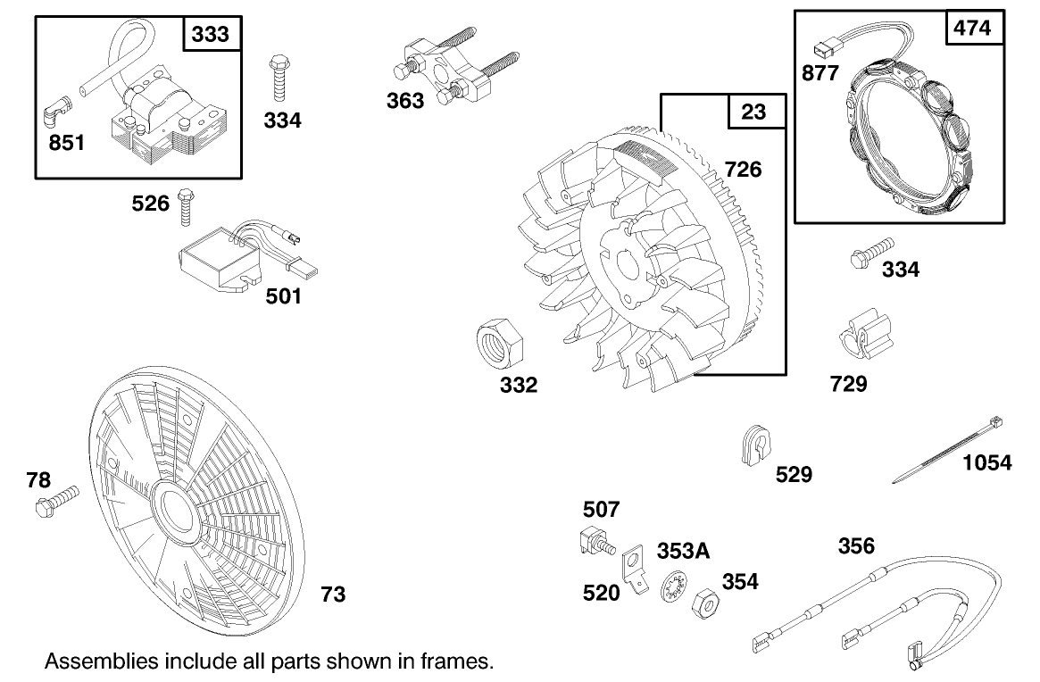 Engine Briggs & Stratton Model 303447-1179-E1