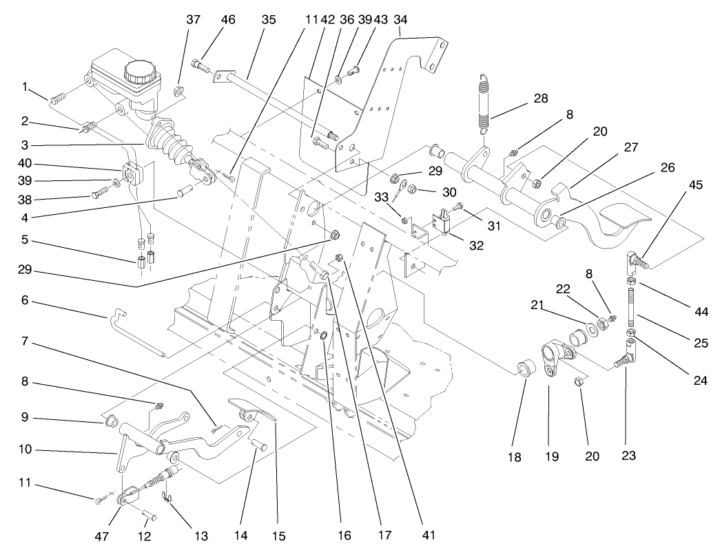 Brake & Accelerator Pedal Assembly