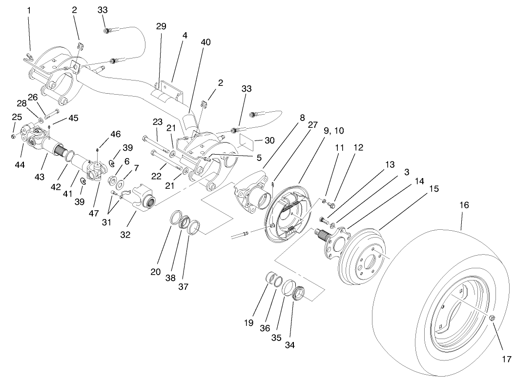 Rear Axle Assembly