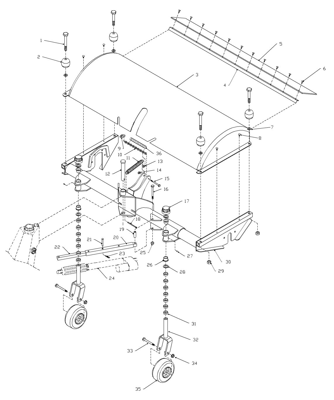 Broom Head Assembly