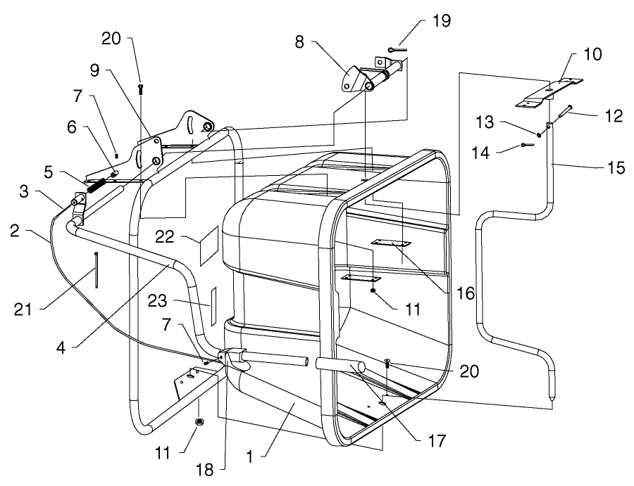 Collector Rear Section Assembly