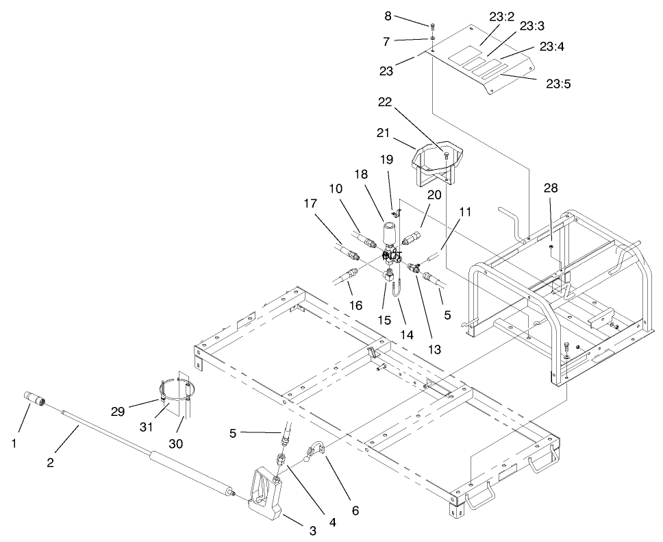 High Pressure Lance And Frame Assembly