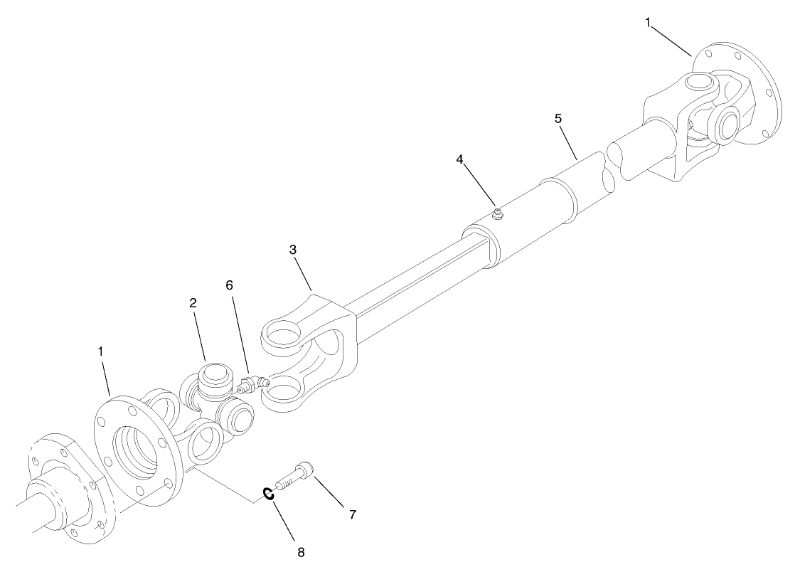 Drive Shaft Asm No. 98-5009