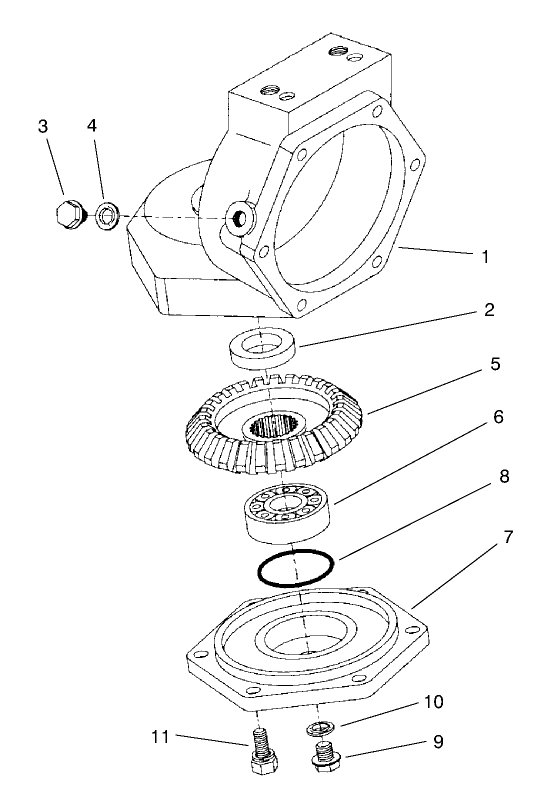Rear Axle Assembly No. 95-7501 (continued) Axle Case Assembly