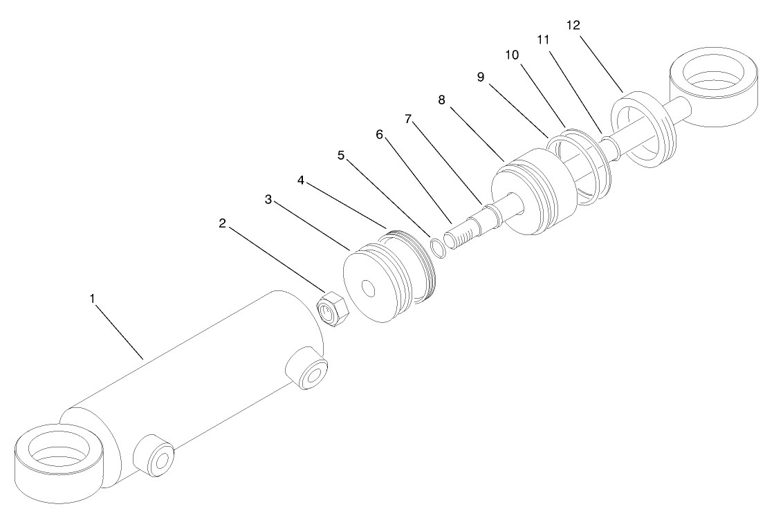 Steering Cylinder No. 99-2415