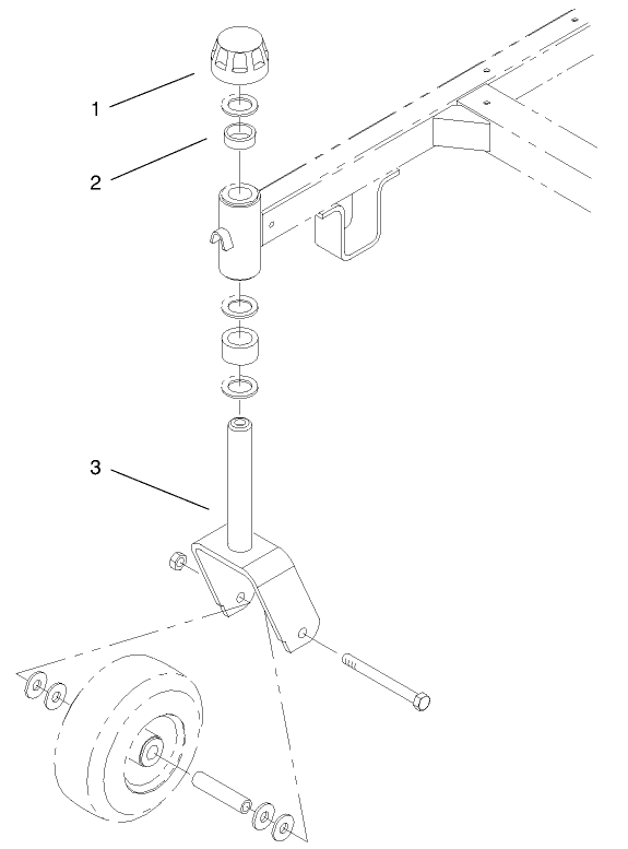Caster Fork Assembly
