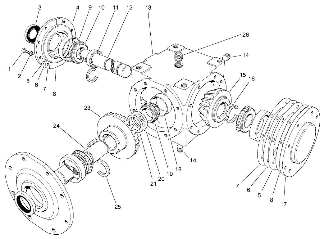 Gear Box Assembly (model No. 07052)